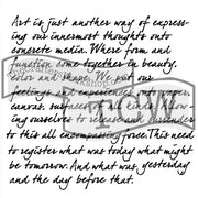 TCW STENCIL 6" x 6" MINI ART IS 261